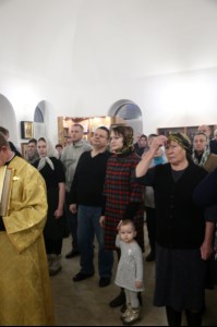 Божественная литургия в храме в честь Благовещения Пресвятой Богородицы г.Саратова