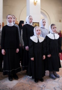 Божественная литургия в Свято-Алексиевском женском монастыре г. Саратова