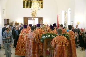Всенощное бдение в храме во имя святого апостола и евангелиста Иоанна Богослова г.Саратова