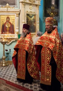 Всенощное бдение в храме в честь Сошествия Святого Духа г.Саратова