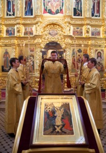 Божественная литургия в Свято-Троицком кафедральном соборе г.Саратова