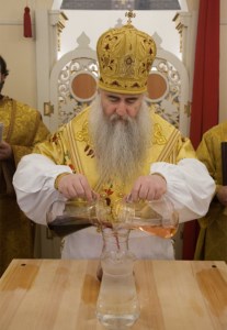 Великое освящение храма во имя святителя Иоанна Златоуста в п. Зональный г.Саратова