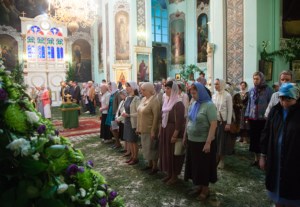 Всенощное бдение в храме Сошествия Святого Духа г. Саратова
