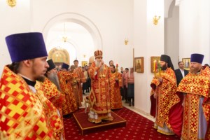 Божественная литургия в Свято-Алексиевском женском монастыре г. Саратова