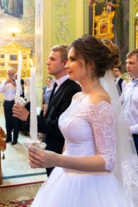 Таинство Венчания в Покровском храме г. Саратова
