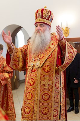 Божественная литургия в храме Воскресения Христова г. Саратова