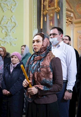 Митрополит Игнатий совершил вечернее богослужение с чином прощения в Покровском соборе г. Саратова