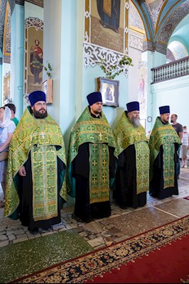 Митрополит Игнатий совершил всенощное бдение в Свято-Духовском соборе г. Саратова