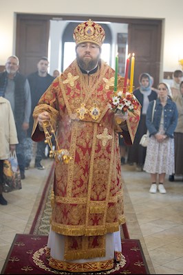 Митрополит Игнатий совершил Божественную литургию в храме святого апостола и евангелиста Иоанна Богослова г. Саратова