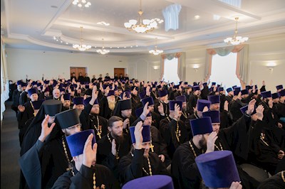 Состоялось ежегодное Епархиальное собрание духовенства