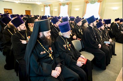 Митрополит Игнатий возглавил ежегодное Епархиальное собрание духовенства Саратовской епархии