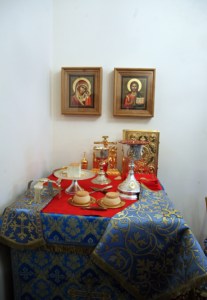 Божественная литургия в храме в честь иконы Божией Матери «Скоропослушница» гор.Шиханы Вольского района