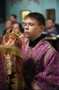 Всенощное бдение в храме в честь Сошествия Святого Духа г.Саратова