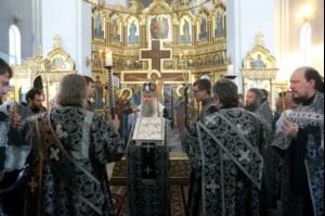 Пассия в храме во имя святого великомученика Георгия Победоносца г.Саратова