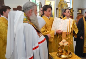 Всенощное бдение в храме в честь Рождества Христова г. Саратова