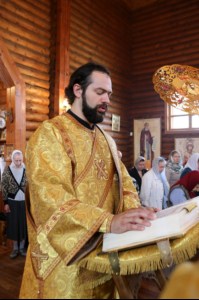 Божественная литургия в храме в честь Сретения Господня г. Саратова