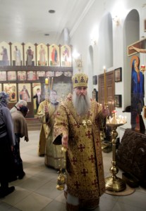 Всенощное бдение в Благовещенском храме г. Вольска