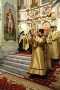 Великая Рождественская вечерня в храме в честь Покрова Пресвятой Богородицы г. Саратова