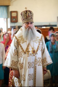 Божественная литургия в храме в честь Рождества Христова с. Вязовка Татищевского района