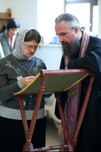 Божественная литургия в храме в честь Рождества Христова г.Саратова