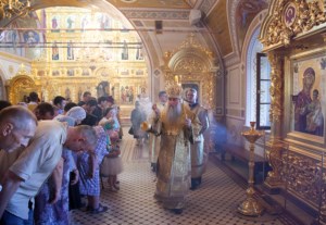 Всенощное бдение в Свято-Троицком кафедральном соборе г.Саратова