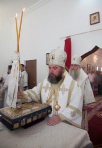 Божественная литургия в храме Преображения Господня Покровского женского монастыря г. Балашова