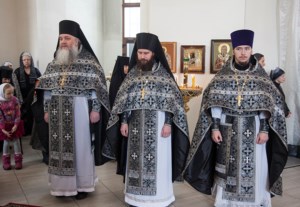 Литургия Преждеосвященных Даров в Свято-Никольском мужском монастыре г.Саратова