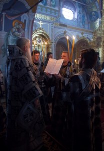 Пассия в Свято-Троицком кафедральном соборе г.Саратова
