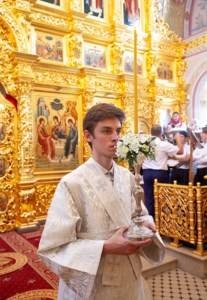 Всенощное бдение в Свято-Троицком кафедральном соборе г. Саратова