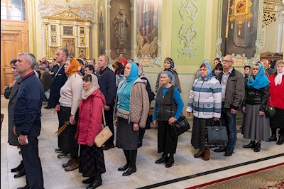 Всенощное бдение в Покровском храме г. Саратова