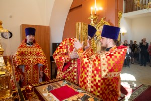 Божественная литургия в храме святого благоверного князя Александра Невского г. Саратова