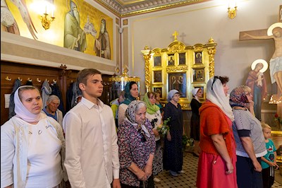 Всенощное бдение в Свято-Троицком кафедральном соборе г.Саратова