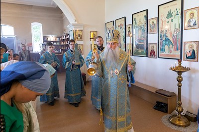 Всенощное бдение в храме Рождества Христова г. Вольска