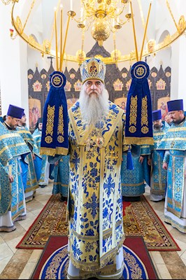 Божественная литургия в храма в честь иконы Божией Матери «Всех скорбящих Радость» г. Саратова
