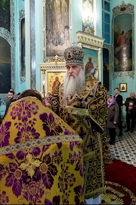 Всенощное бдение в храме в честь Сошествия Святого Духа г. Саратова