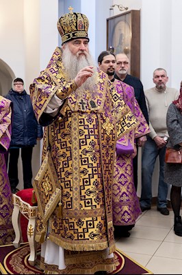 Божественная литургия в храме в честь святого равноапостольного великого князя Владимира г. Саратова