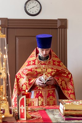 Божественная литургия в храме в честь иконы Божией Матери «Всех скорбящих Радость» г. Саратова