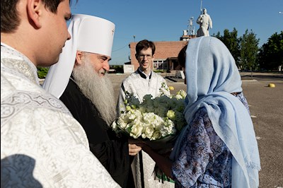 Божественная литургия в Вознесенско-Пантелеимоновском храме с. Усть-Курдюм Саратовского района