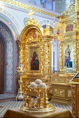 Всенощное бдение в Свято-Троицком кафедральном соборе г. Саратова