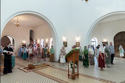 Всенощное бдение в храме преподобного Сергия Радонежского г. Саратова