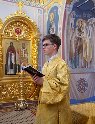 Всенощное бдение в Свято-Троицком кафедральном соборе г. Саратова