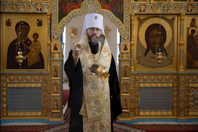 Митрополит Игнатий совершил панихиду в Свято-Алексиевском женском монастыре г. Саратова