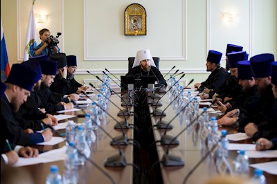 Митрополит Игнатий возглавил расширенное заседание Епархиального совета