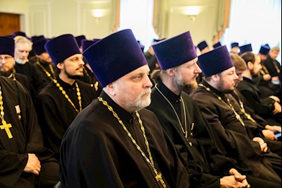 Митрополит Игнатий возглавил ежегодное Епархиальное собрание духовенства Саратовской епархии
