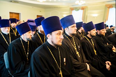 Митрополит Игнатий возглавил ежегодное Епархиальное собрание духовенства Саратовской епархии