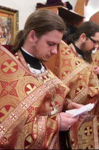 Божественная литургия в храме во имя священномученика Космы Саратовского