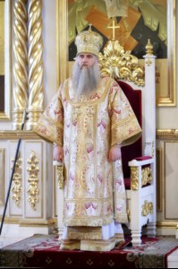 Божественная литургия в храме в честь Покрова Пресвятой Богородицы г.Саратова
