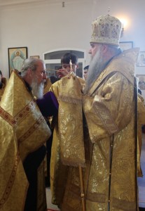 Всенощное бдение в храме в честь Рождества Христова города Вольска