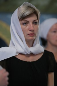 Крещальная литургия в Свято-Троицком соборе Саратова