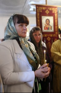 Чин Великого освящения и Божественная литургия в храме святого пророка Илии в селе Липовка Базарно-Карабулакского района